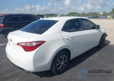 2016 Toyota Corolla L из США, поврежденный, VIN 2T1BURHE0GC511628